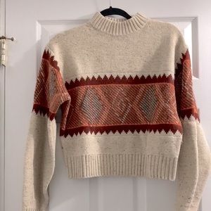 & Other Stories Mock-neck Wool Blend Sweater US Small